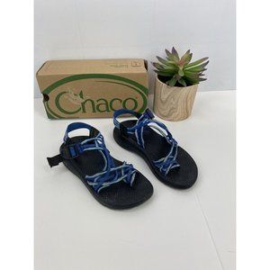 Chaco ZX/3 Classic Sandals Trail Sand Dune Blue J105522 US Womens Size 7 EUC